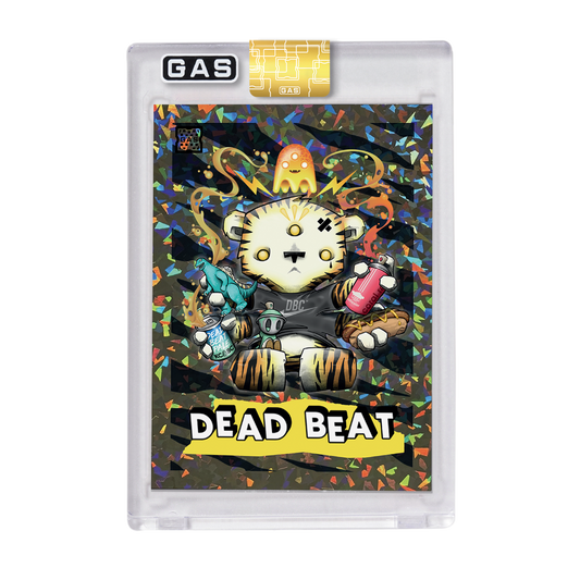 Limited Edition GAS Clutter Artist Series #2 Dead Beat City Cracked Foil Prism Card