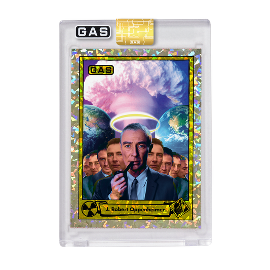Limited Edition GAS Series 3 #22 J. Robert Oppenheimer Cracked Foil Prism Card