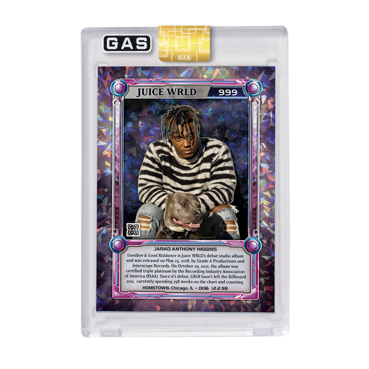Limited Edition Juice WRLD Cracked Ice Foil GAS Trading Card