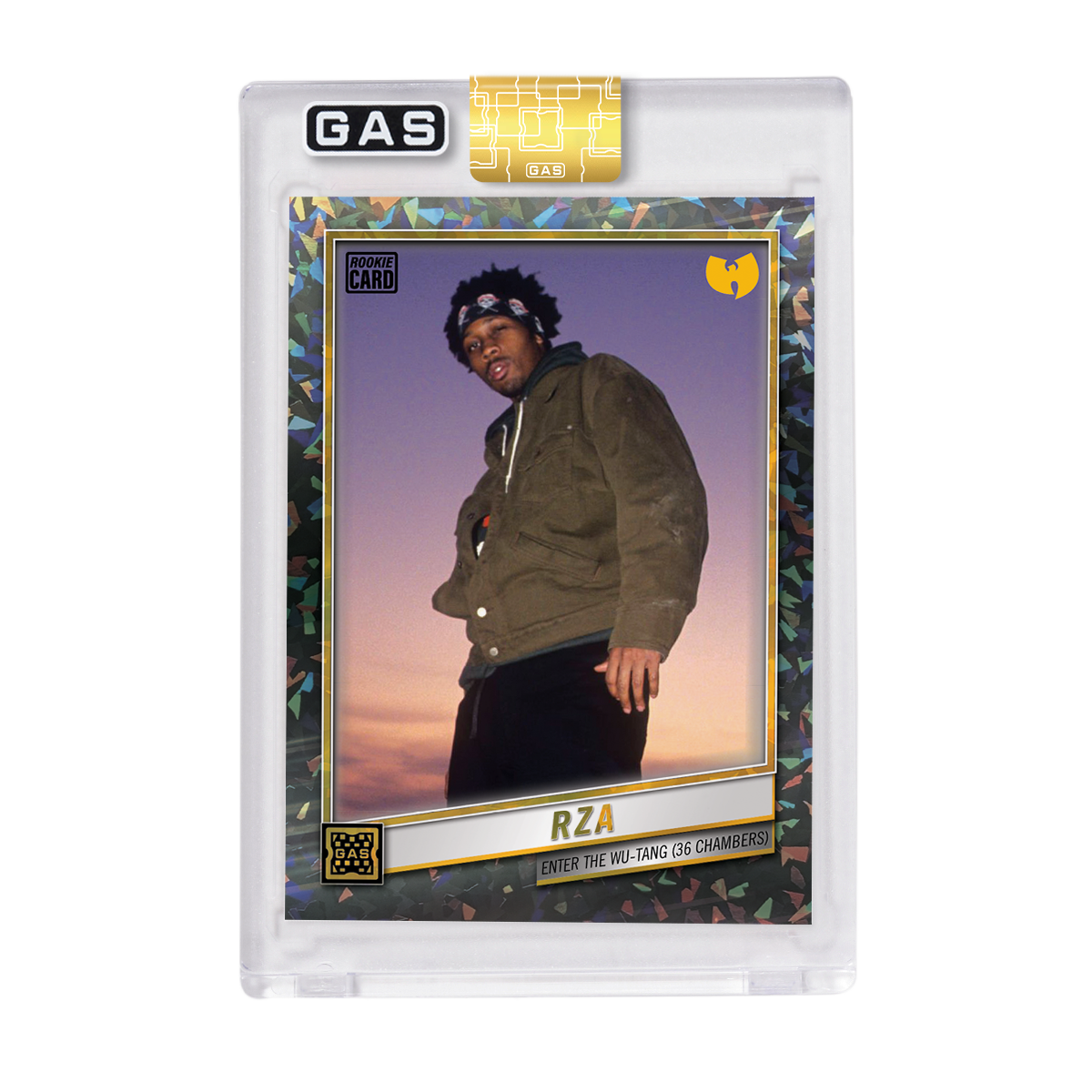 Limited Edition RZA 2023 GAS Cracked Foil Prism Hip-Hop Trading Cards Set