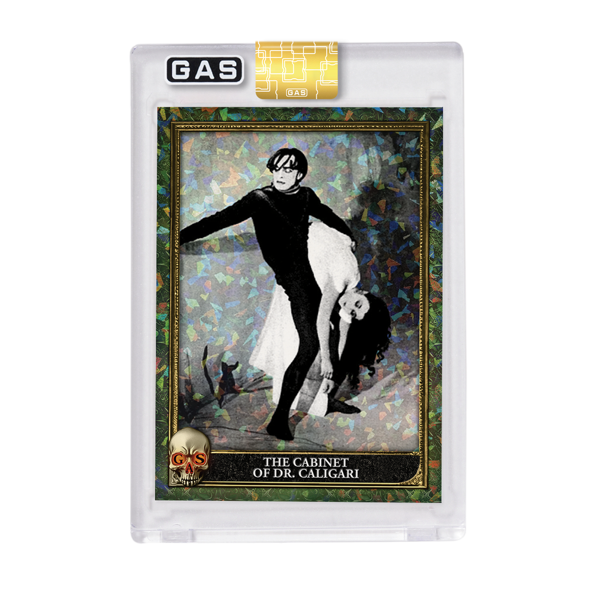 Limited Edition GAS Horror #2 The Cabinet of Dr. Caligari Cracked Foil Prism Card