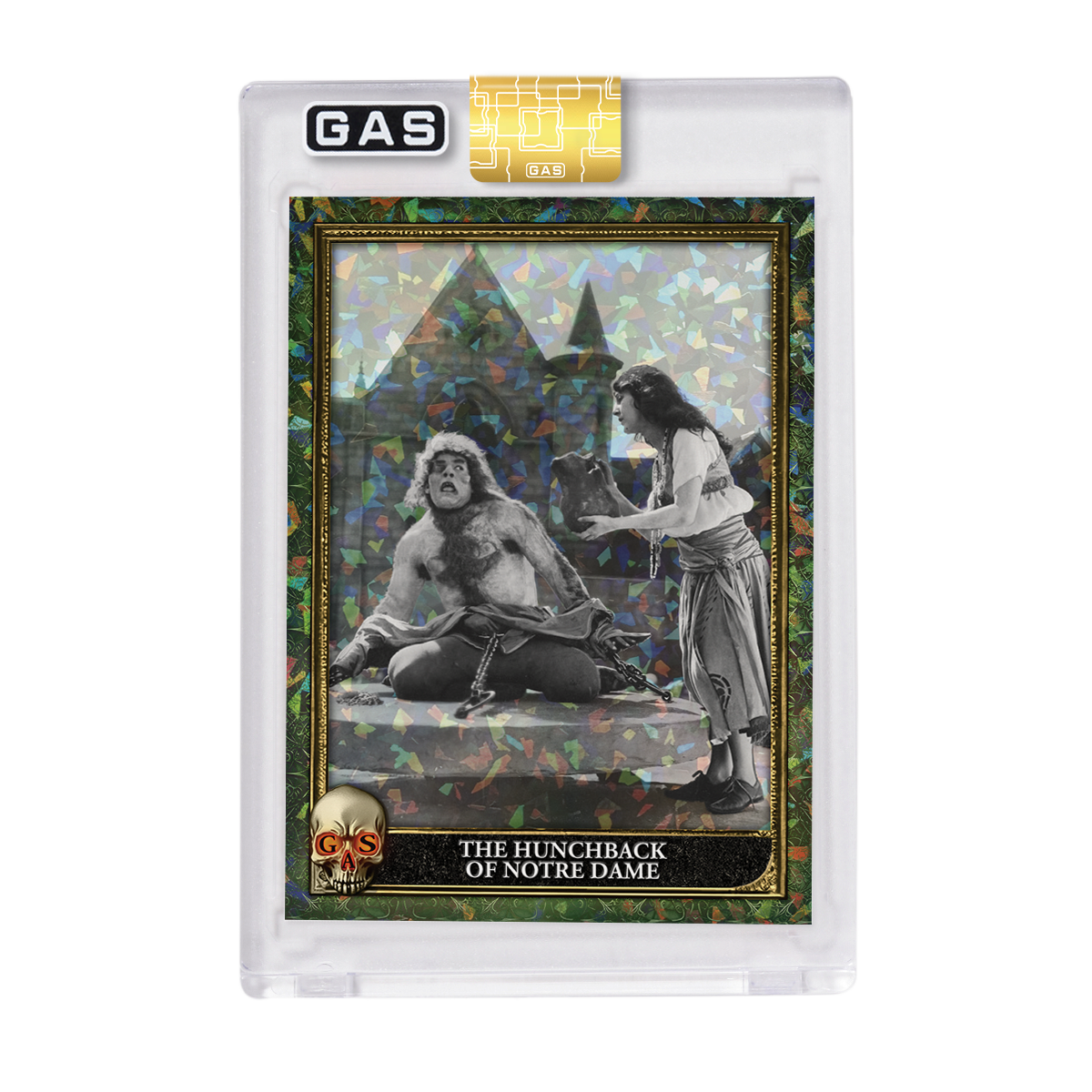 Limited Edition GAS Horror #3 The Hunchback of Notre Dame Cracked Foil Prism Card