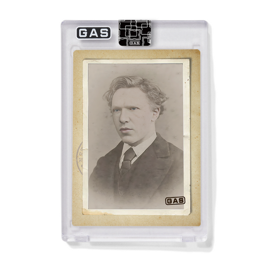GAS Trading Cards Series 3 #20 c.1869 Vincent Van Gogh, Goupil & Cie, Identification Card Open Edition