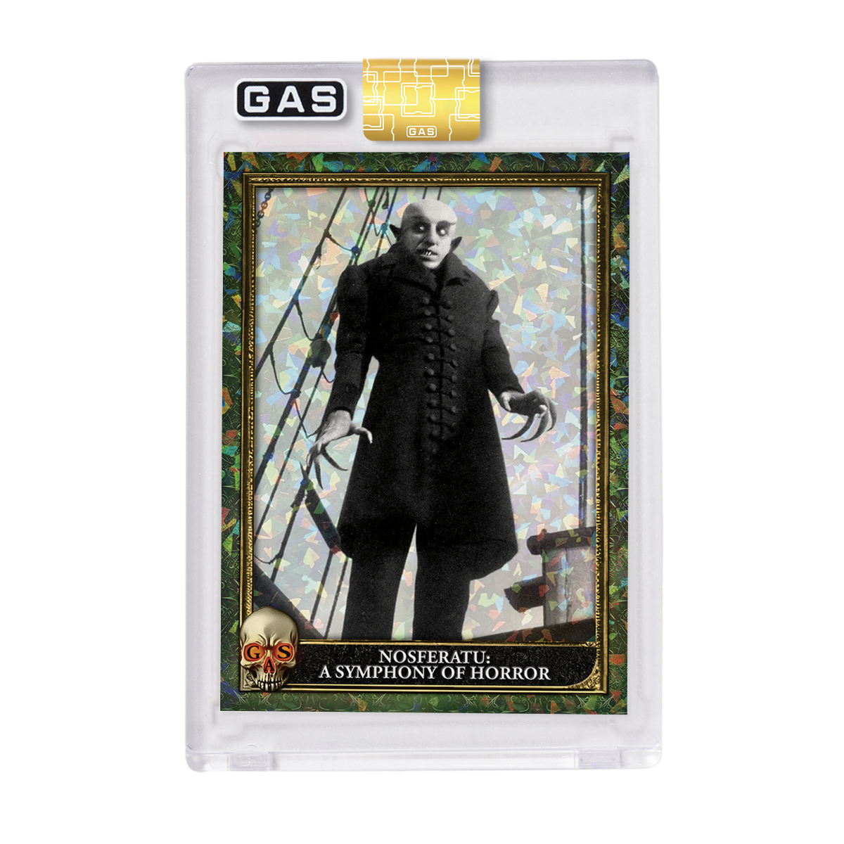 Limited Edition GAS Horror #1 Nosferatu Cracked Foil Prism Card