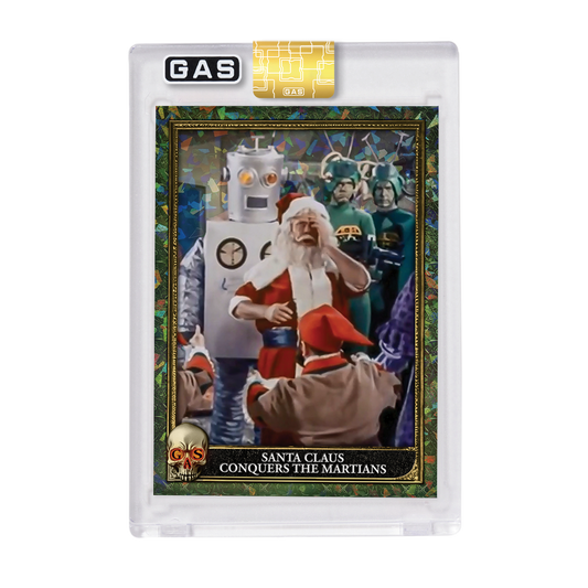 Limited Edition #5 Santa Claus Conquers The Martians Cracked Foil Prism Card