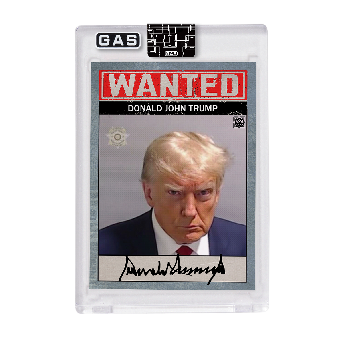 GAS Donald Trump Mugshot Open Edition Trading Card