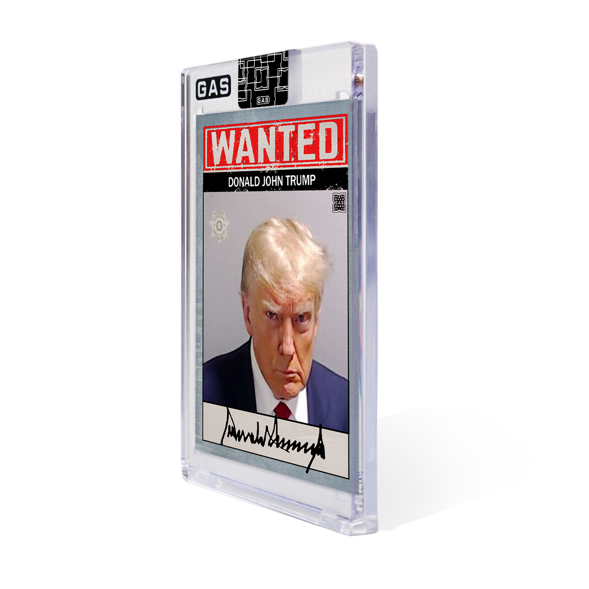 GAS Donald Trump Mugshot Open Edition Trading Card