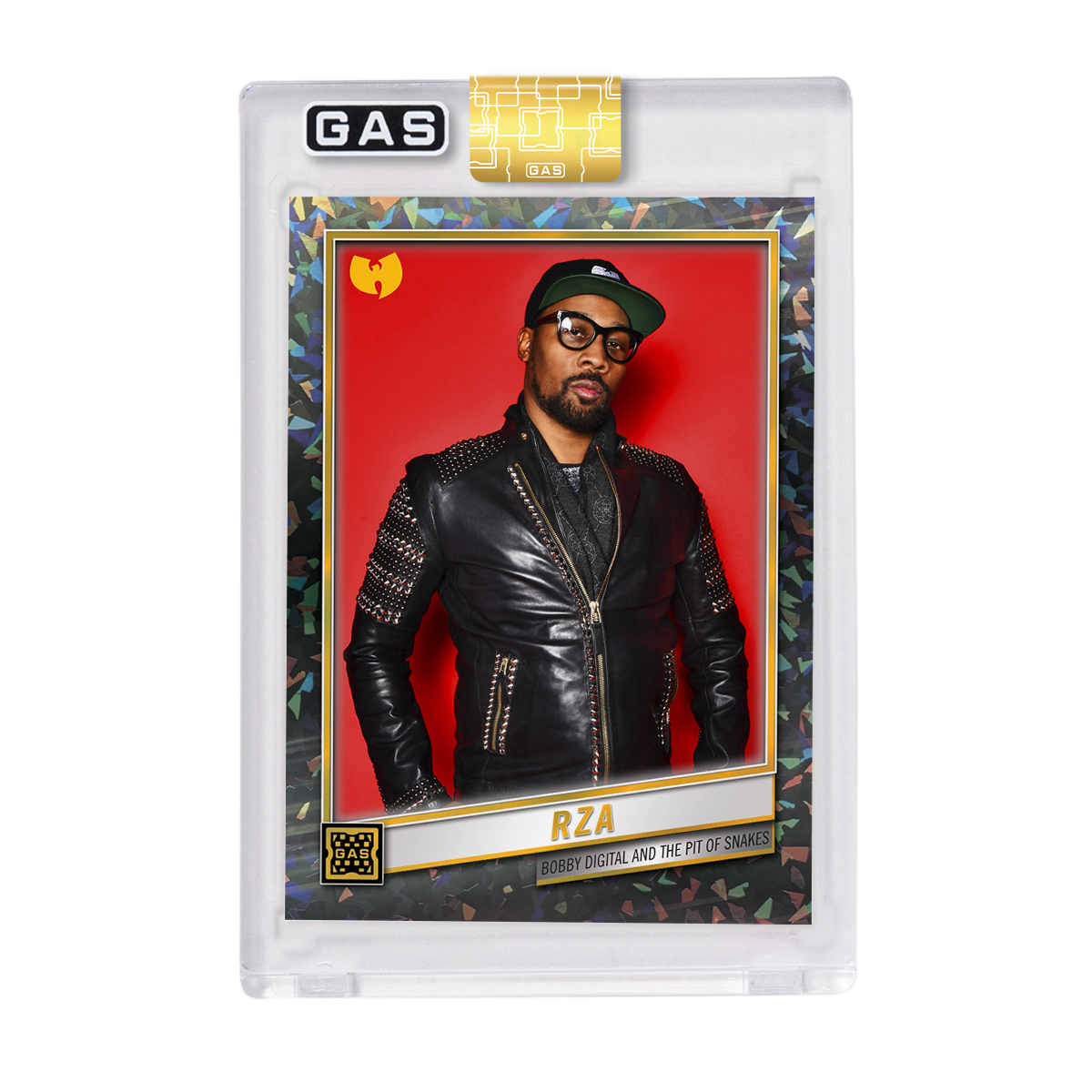 Limited Edition RZA 2023 GAS Cracked Foil Prism Hip-Hop Trading Cards Set