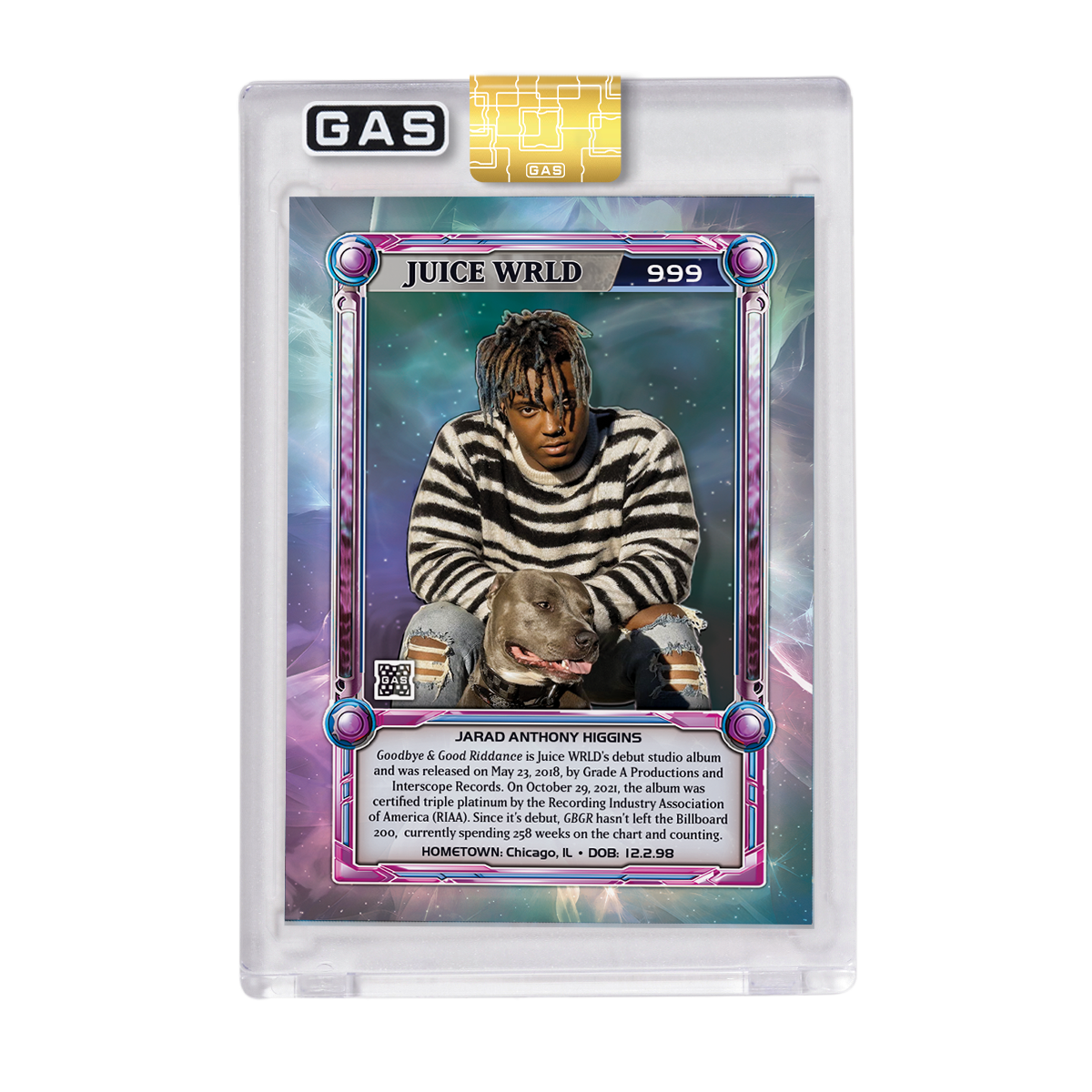 The Official Juice WRLD GAS Trading Card