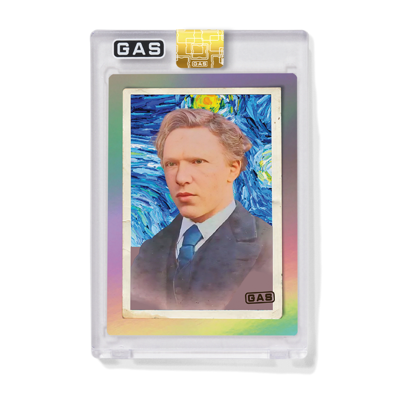 GAS Trading Cards Series 3 #20 c.1869 Vincent Van Gogh, Goupil & Cie, Identification Card Open Edition