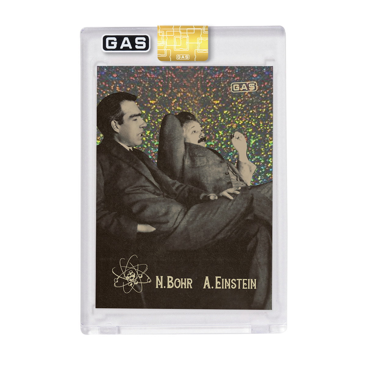 GAS Series 3 #23 Niels Bohr & Albert Einstein Open Edition Trading Card