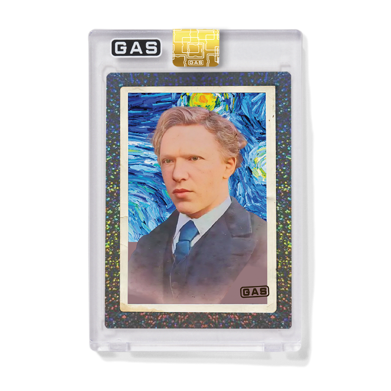 GAS Trading Cards Series 3 #20 c.1869 Vincent Van Gogh, Goupil & Cie, Identification Card Open Edition