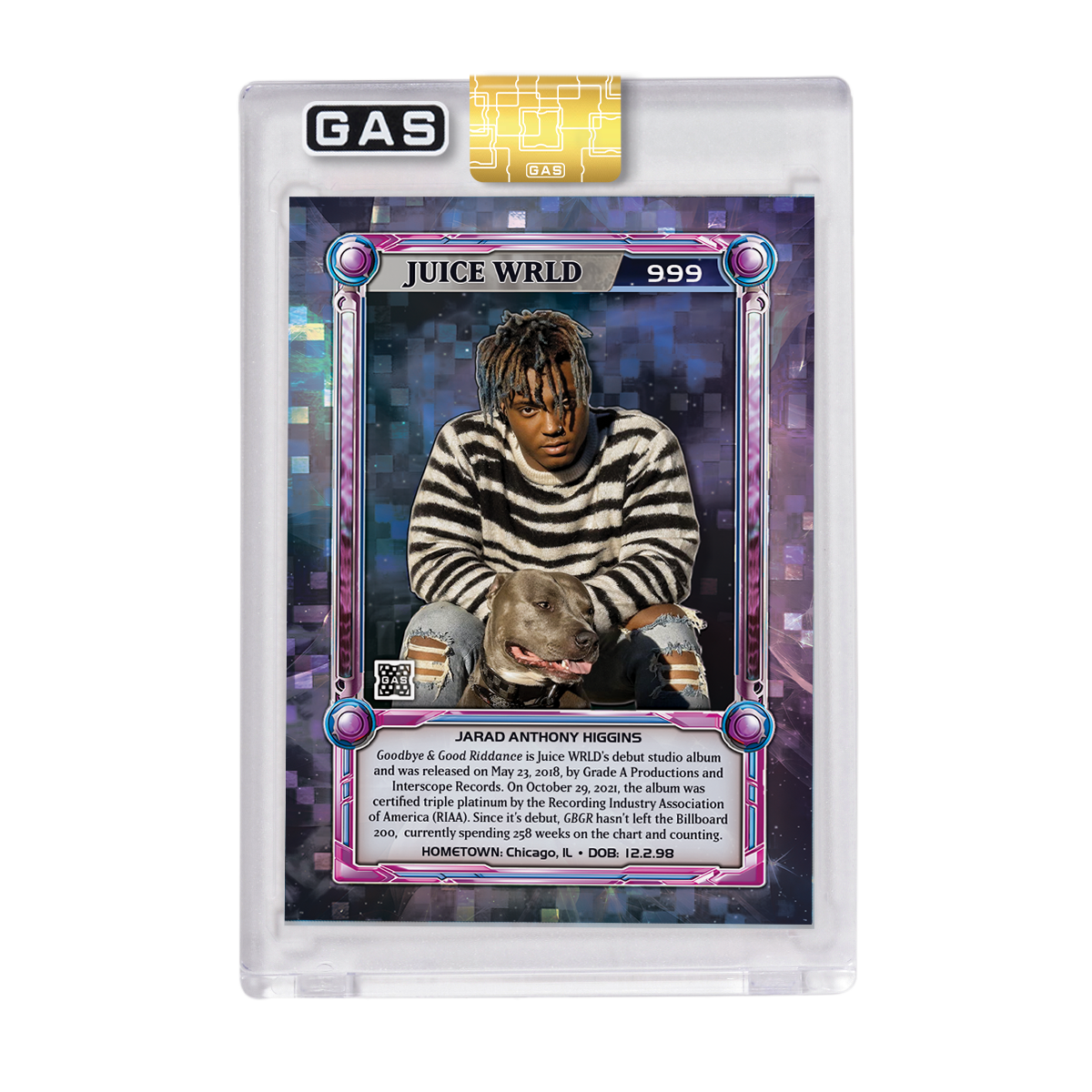 The Official Juice WRLD GAS Trading Card