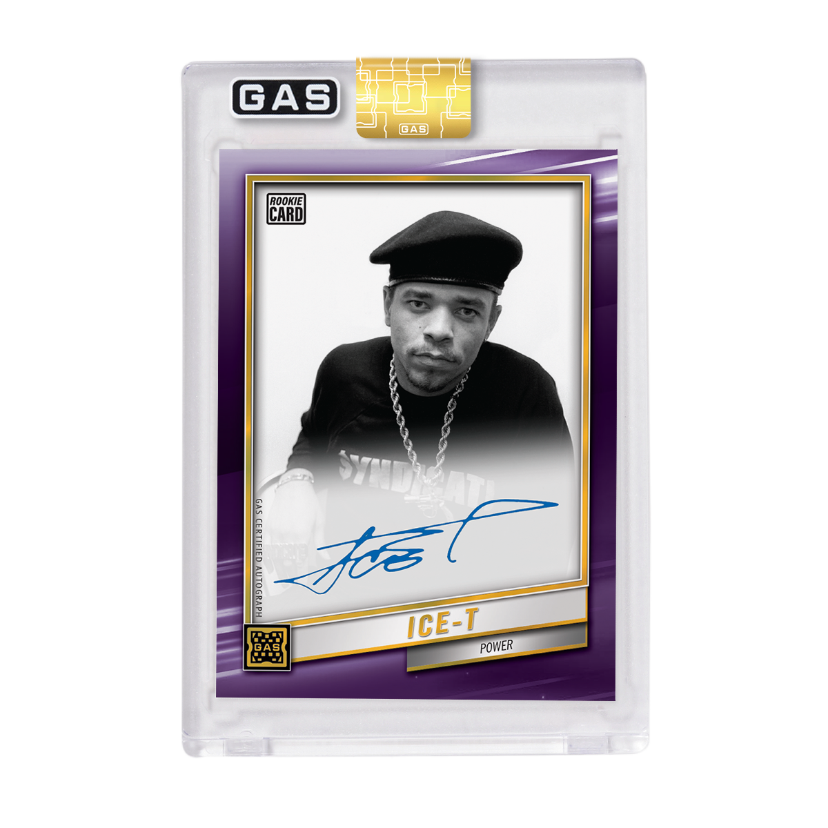 Limited Edition Ice-T 2023 GAS Cracked Foil Prism Hip-Hop Trading Cards Set