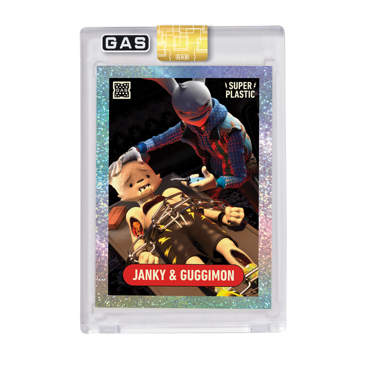 The Official Superplastic Janky & Guggimon GAS Trading Card