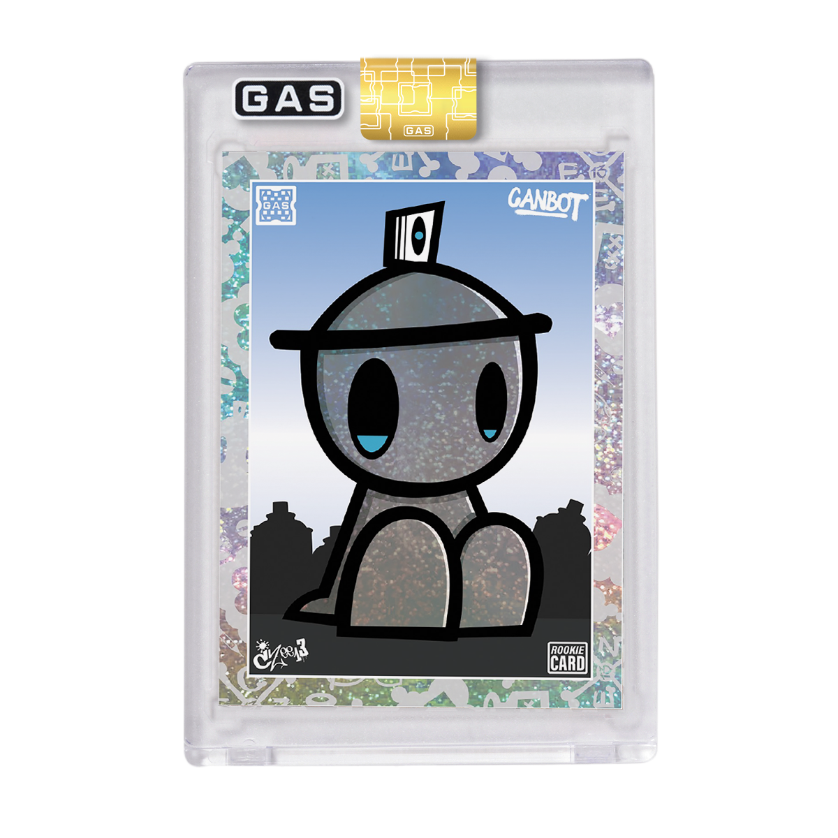 GAS Canbot Artist Series #1 OG Canbot by CZee13 Open Edition Rookie Trading Card