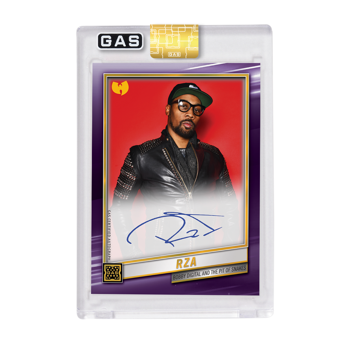 Limited Edition RZA 2023 GAS Cracked Foil Prism Hip-Hop Trading Cards Set