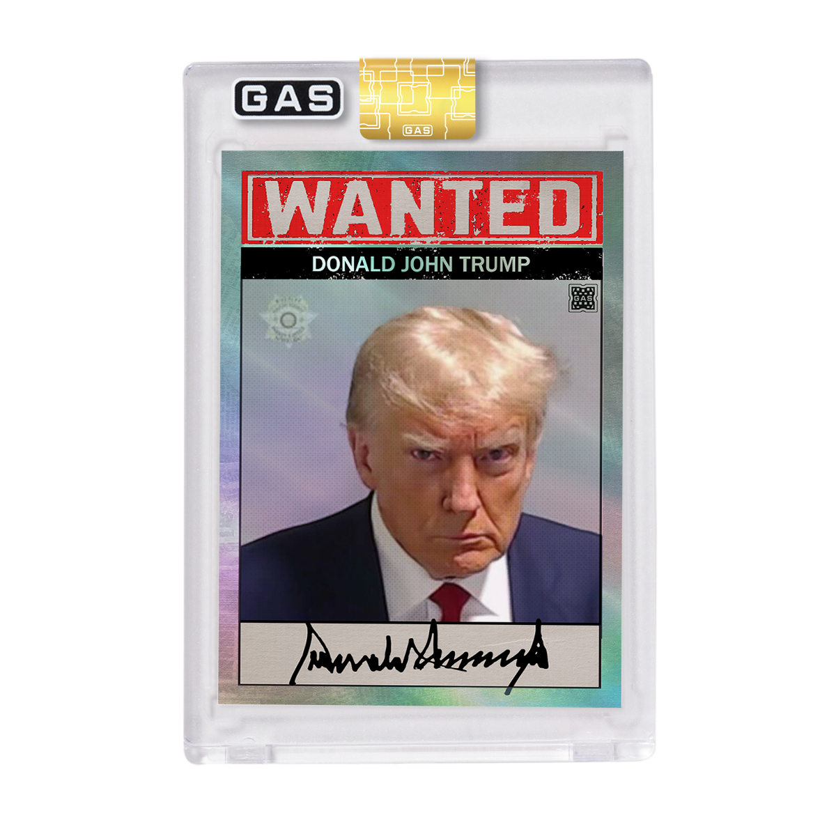 GAS Donald Trump Mugshot Open Edition Trading Card
