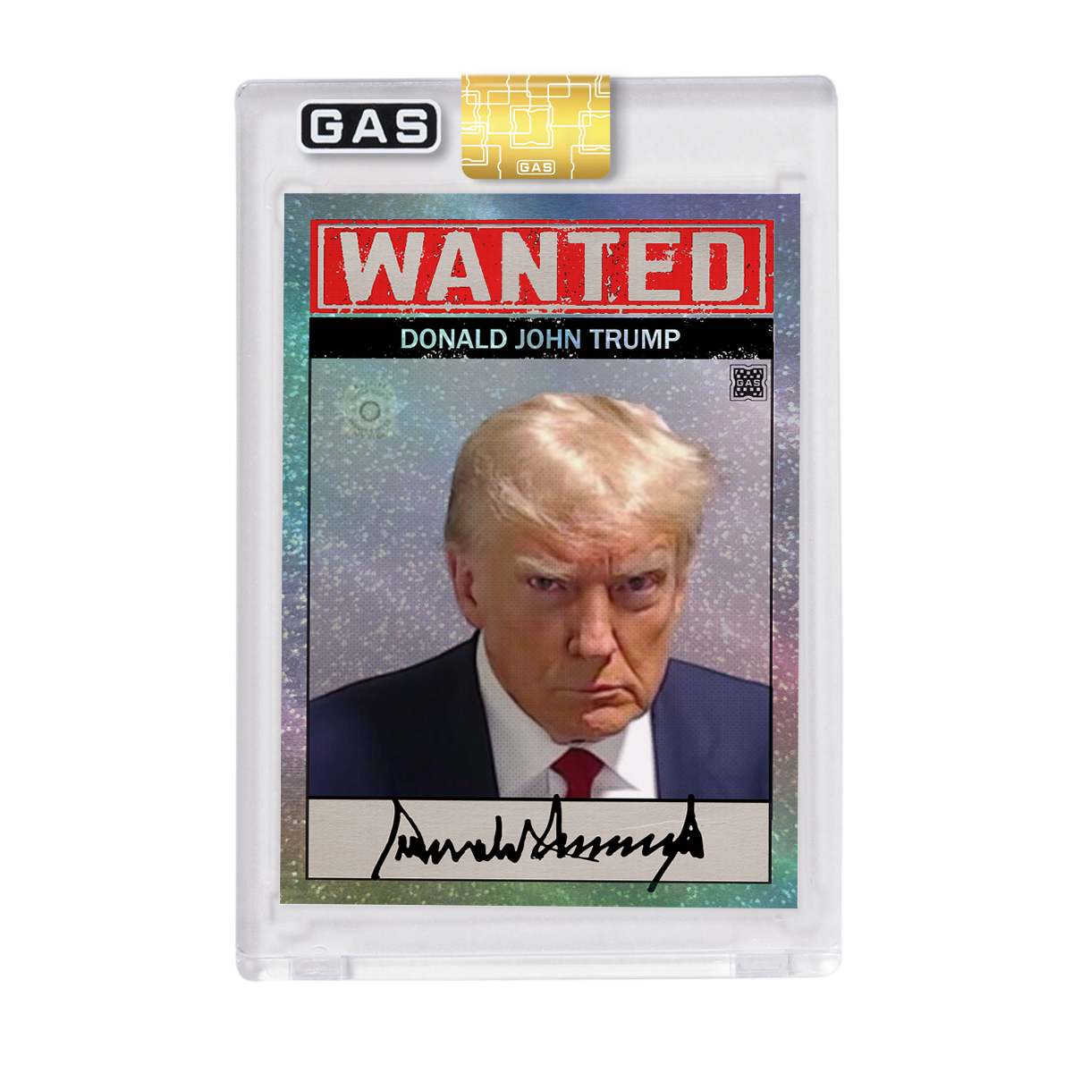 GAS Donald Trump Mugshot Open Edition Trading Card