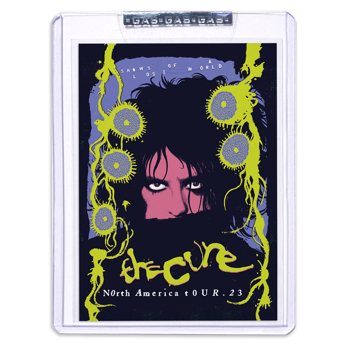 GAS The Cure 6-Card Complete Set Shows Of A Lost World North America Tour 2023 Trading Cards