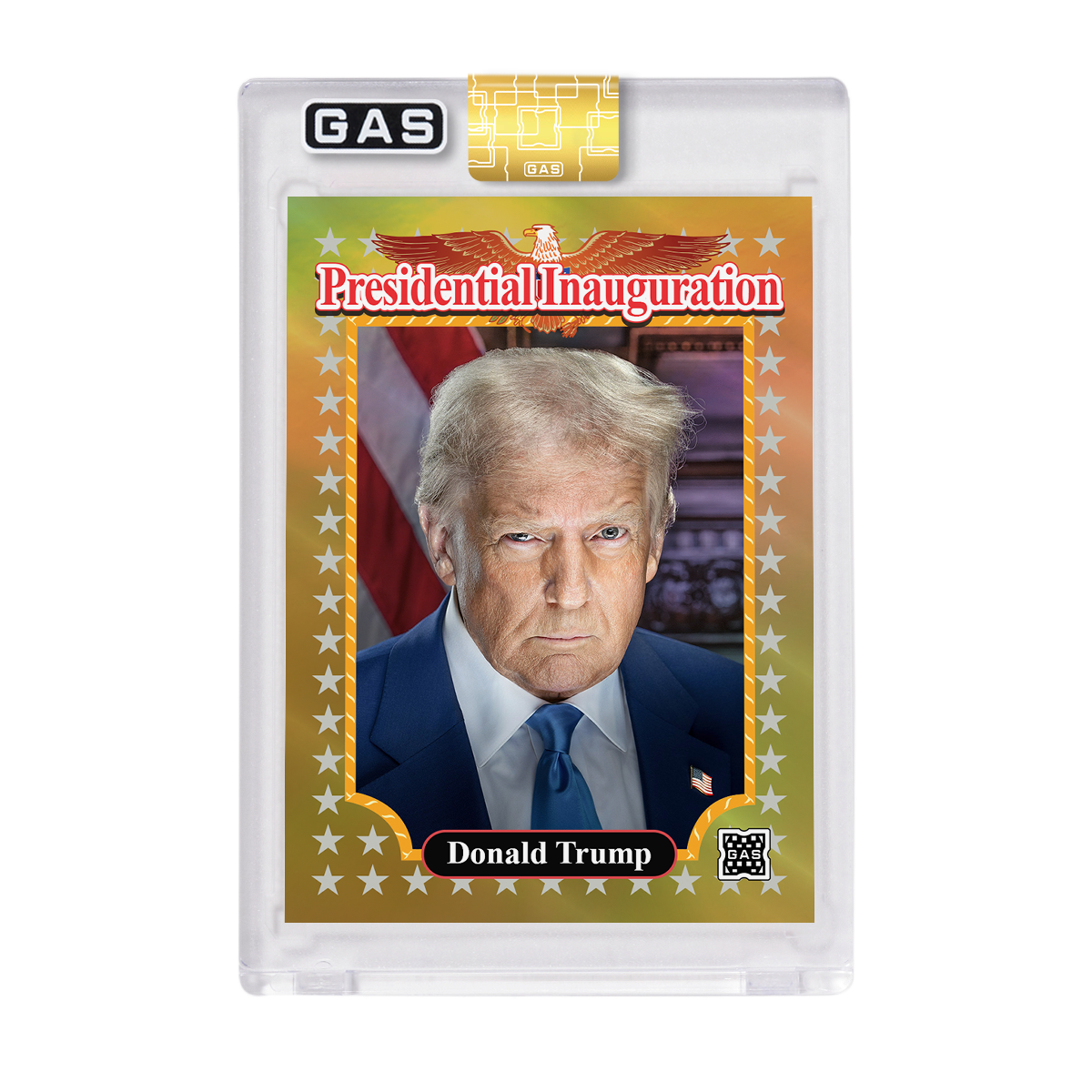 Limited Edition Donald Trump’s Official Portrait GAS Gold Foil Card