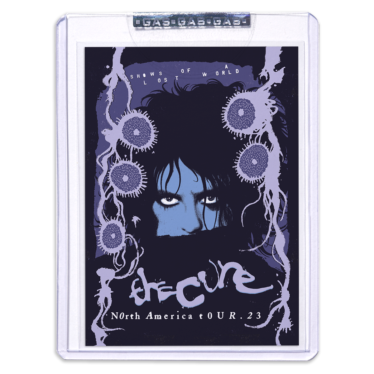 GAS The Cure 6-Card Complete Set Shows Of A Lost World North America Tour 2023 Trading Cards
