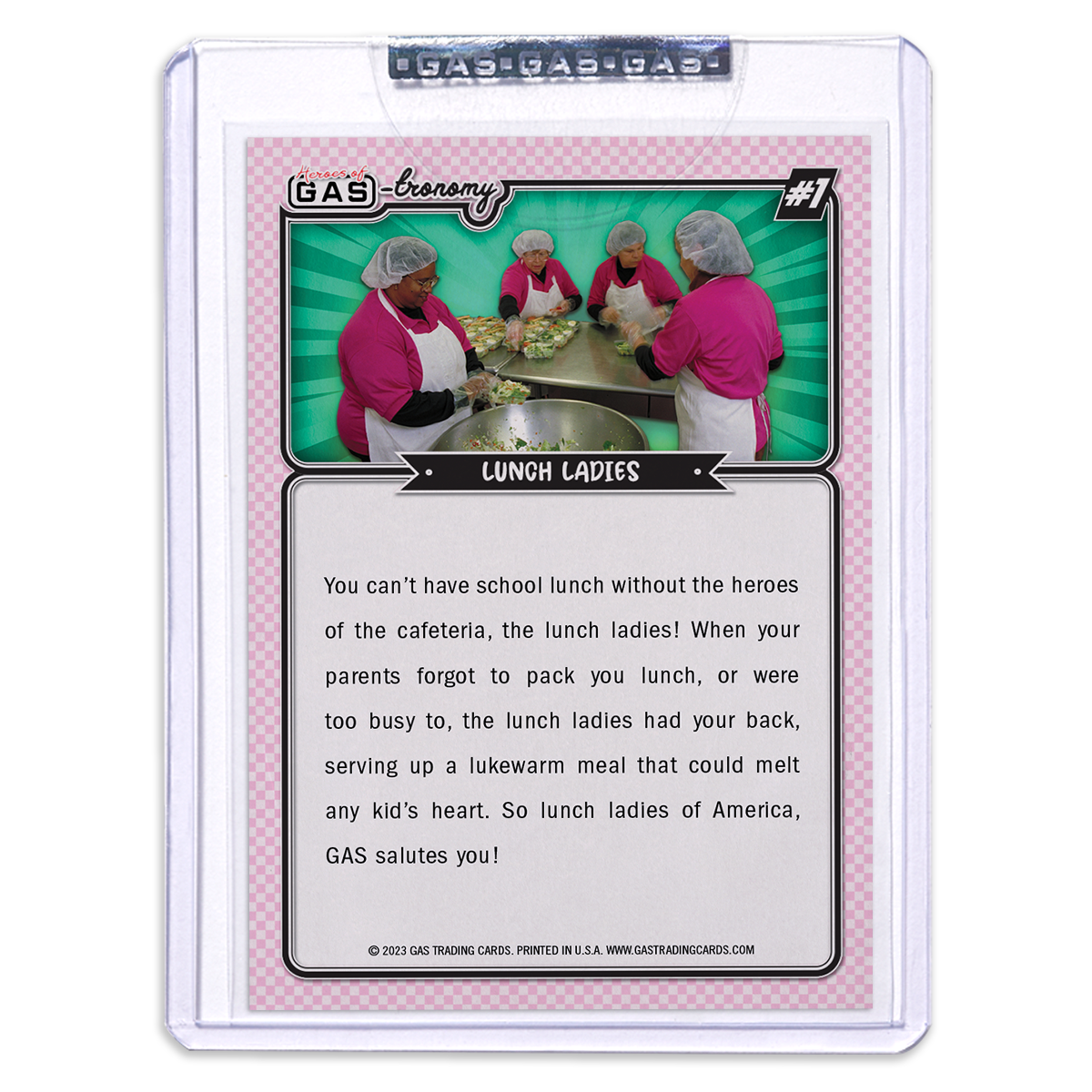 GAS-tronomy #1 School Lunch Open Edition Trading Card
