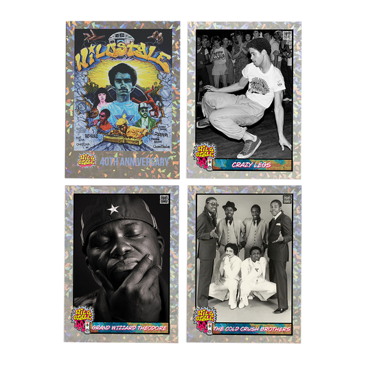 Limited Edition Wild Style 40th Anniversary GAS Cracked Foil Prism Cards #1-4 Set