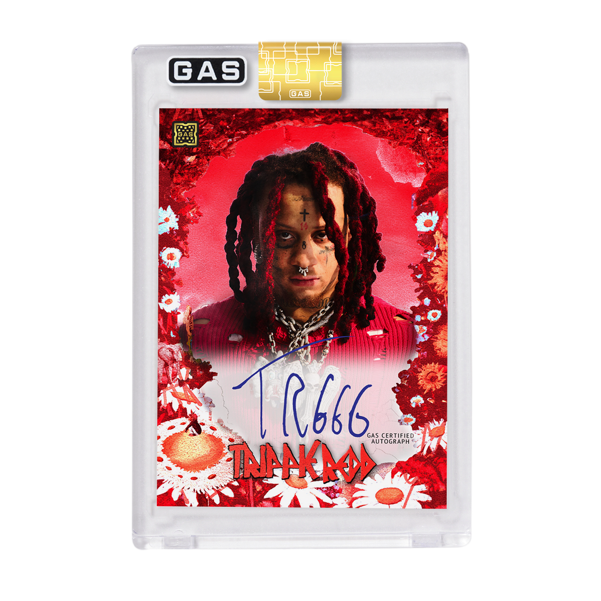 Limited Edition Trippie Redd Cracked Foil #’d to 100 GAS Card Set