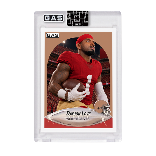 Daejon Love GAS Rookie Football Card