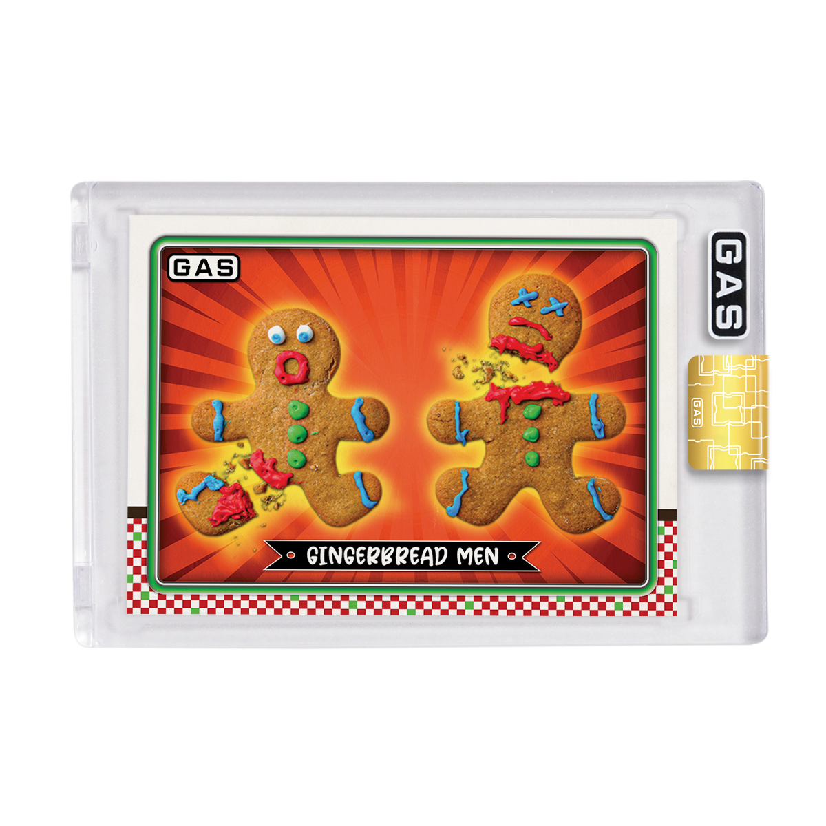 GAStronomy 4 Gingerbread Men Short Print Trading Card ’d to 15 GAS