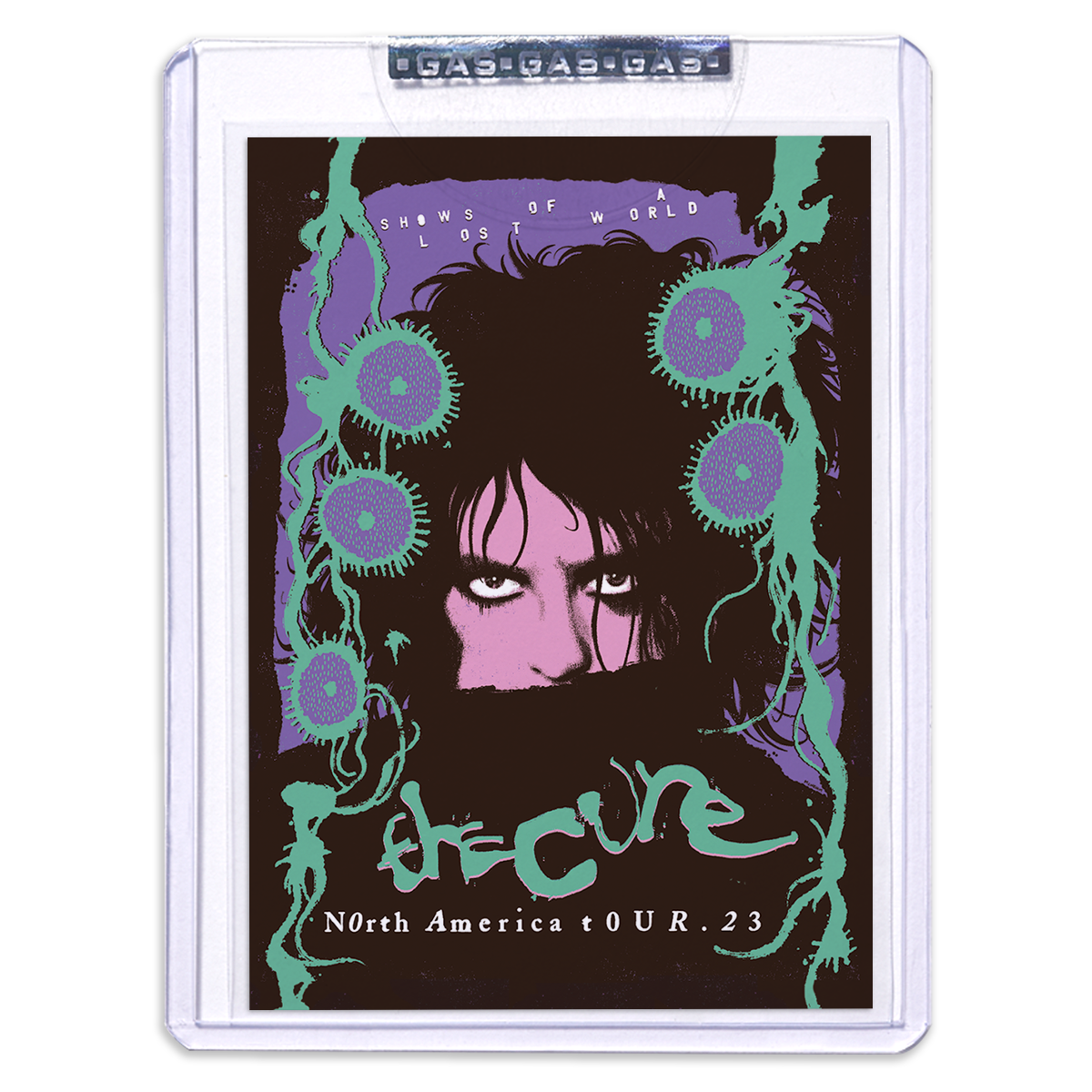 GAS The Cure 6-Card Complete Set Shows Of A Lost World North America Tour 2023 Trading Cards