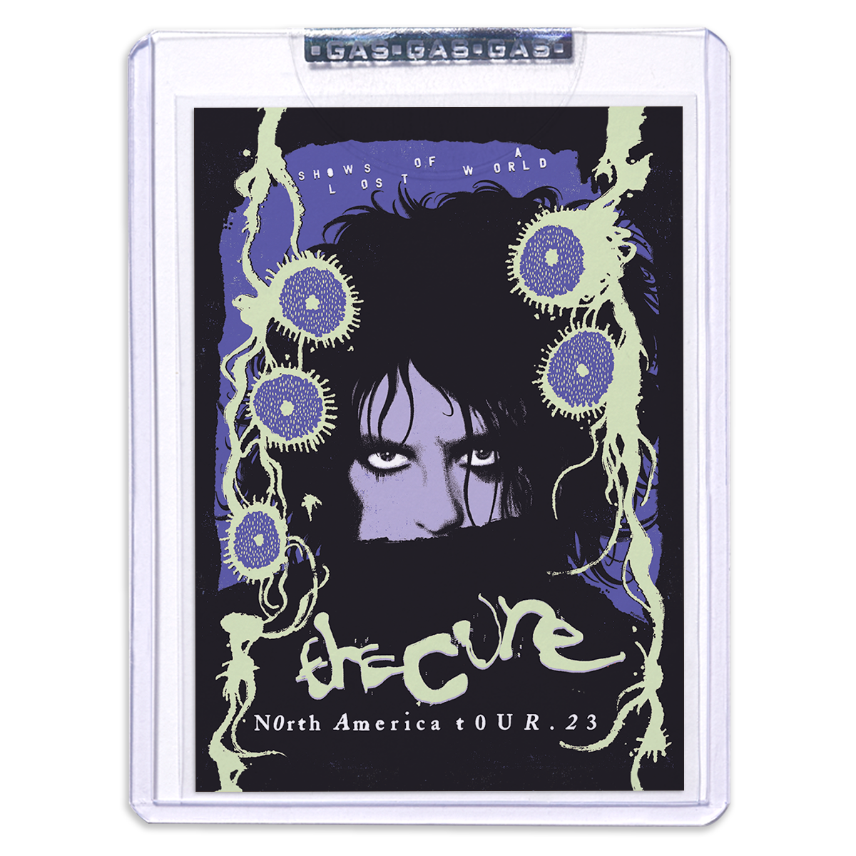 GAS The Cure 6-Card Complete Set Shows Of A Lost World North America Tour 2023 Trading Cards