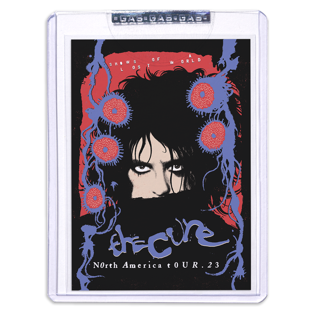 GAS The Cure 6-Card Complete Set Shows Of A Lost World North America Tour 2023 Trading Cards