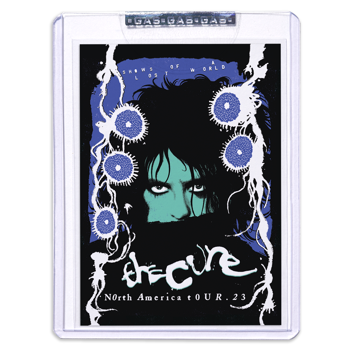 GAS The Cure 6-Card Complete Set Shows Of A Lost World North America Tour 2023 Trading Cards