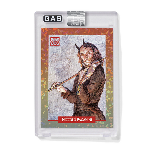 Limited Edition GAS Series 3 #15 Paganini Cracked Foil Prism Card