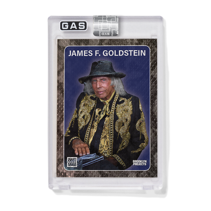 Limited Edition Basketball Legend James F. Goldstein x Brooklyn Projects Card