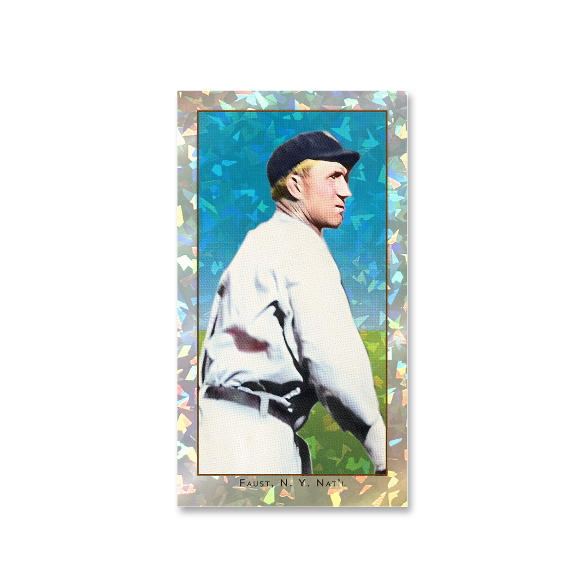 Limited Edition GAS Series 3 #17 Charles "Victory" Faust Cracked Foil Prism Card -