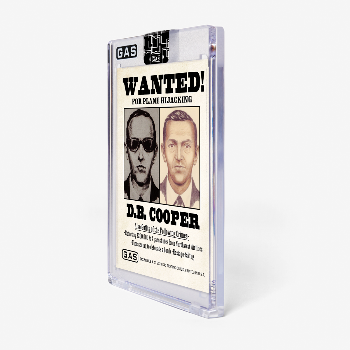 GAS Series 3 #6 D.B. Cooper Open Edition Card