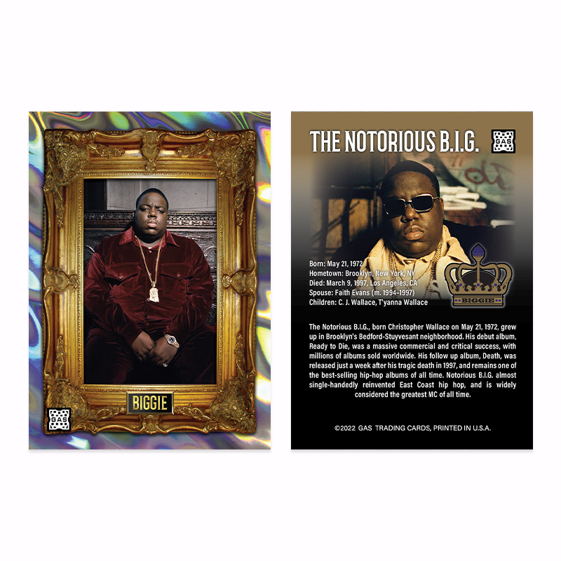 GAS The Notorious B.I.G. Biggie Smalls Card