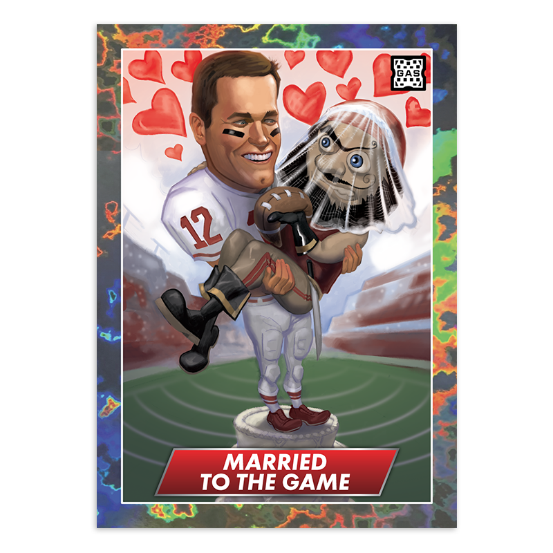 GAS Shock Drop #6 “Married to the Game” by Richard Clark Limited Edition Magma Foil Card