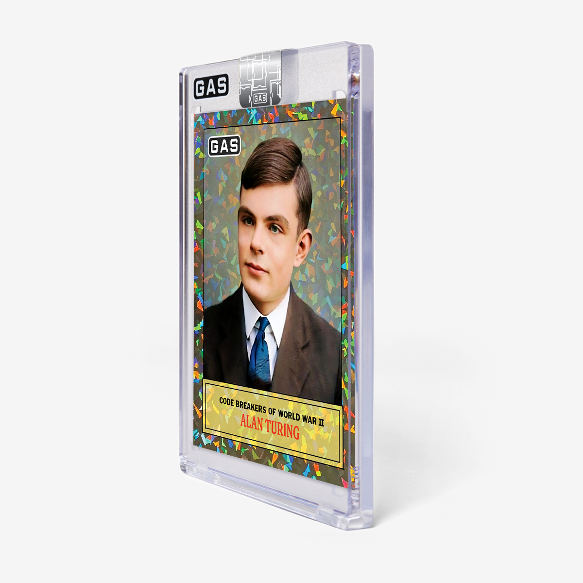 Limited Edition GAS Series 3 #12 Alan Turing Cracked Foil Prism Card