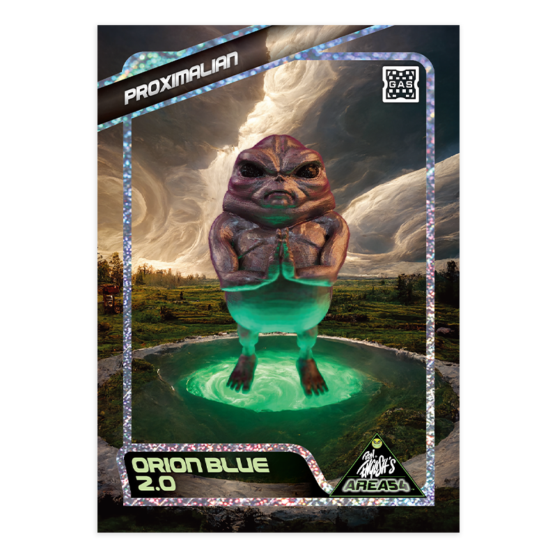 Ron English’s AREA 54 Alien GAS Trading Cards Series 1 Pack