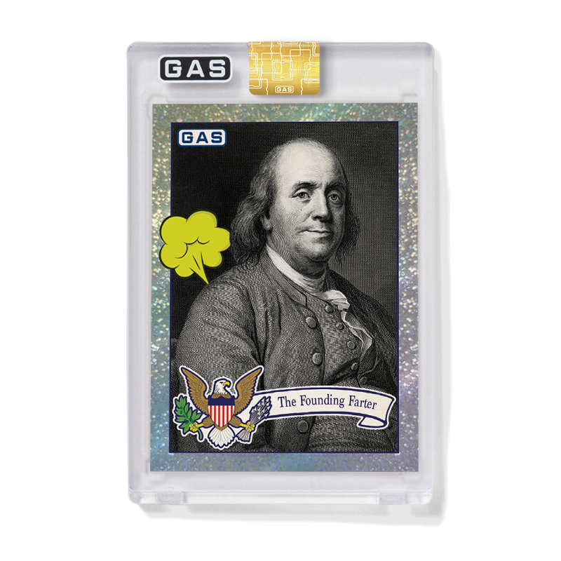 GAS Series 3 #3 The Founding Farter: Benjamin Franklin Open Edition Card