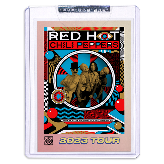 GAS Red Hot Chili Peppers 2023 Tour – 4/14 Syracuse, NY Card by Nate Duval
