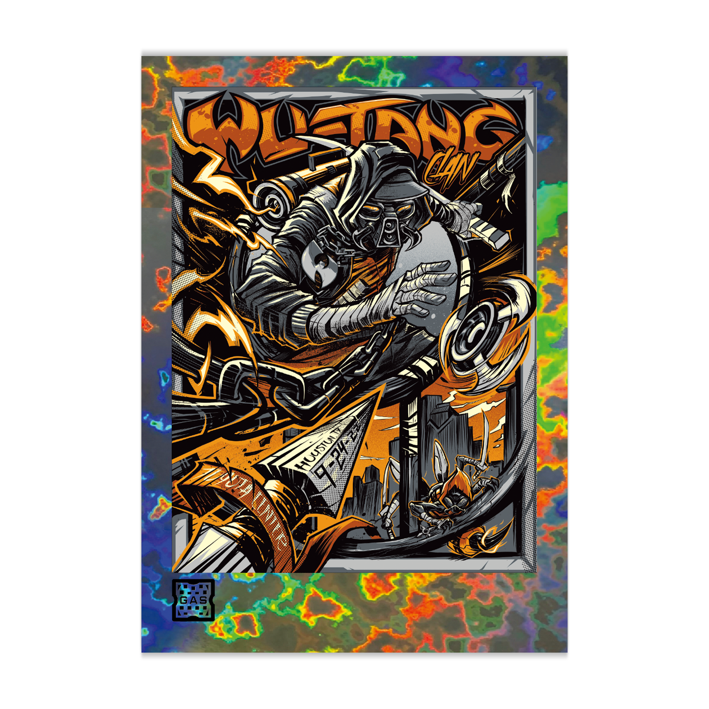 GAS Wu-Tang Clan 9/18-9/24 NTWRK Exclusive 5 Magma Foil Limited Edition Card Bundle